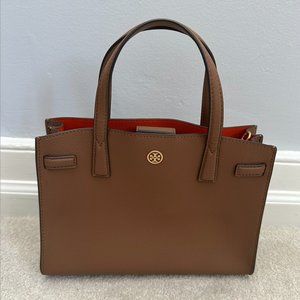 Tory Burch Tan Leather Tote / Satchel (Like New)